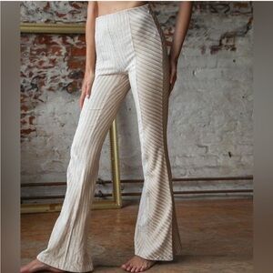 Free People Ribbed Velvet Flare Pant